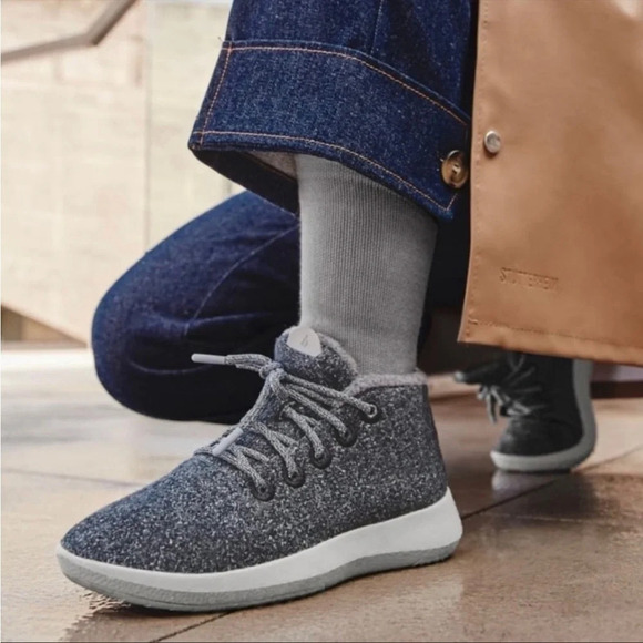 ALLBIRDS Wool Runner Up Mizzle Natural Grey (Light Grey Sole) - Picture 1 of 14